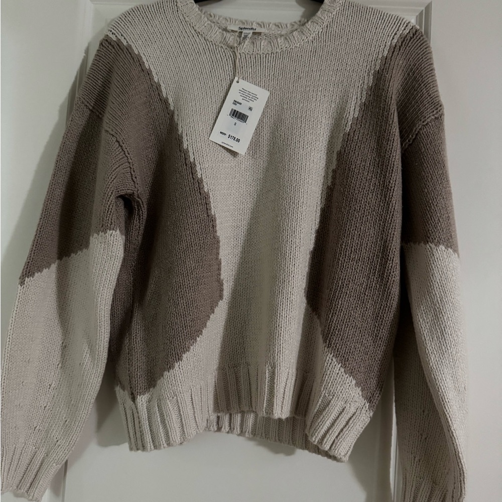 Splendid Off-White Knit Top